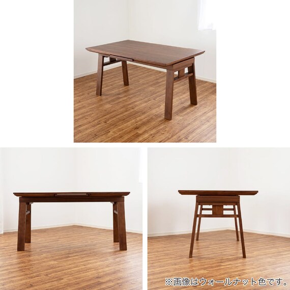 伸長式ダイニングテーブル(ストレEX 140/180 WN)【島忠ホームズ商品】 13枚目画像