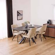 ダイニング5点セット(DTロースト2 幅165cm GY/DCローストB2922)【島忠ホームズ商品】