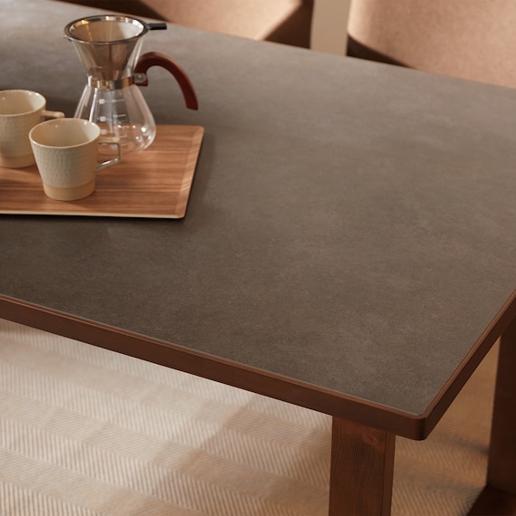 セラミックトップテーブル(Nコレクション T-11U150 MBR/GY) 13枚目画像