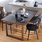 セラミックトップテーブル(Nコレクション T-11U150 MBR/GY) 23枚目画像