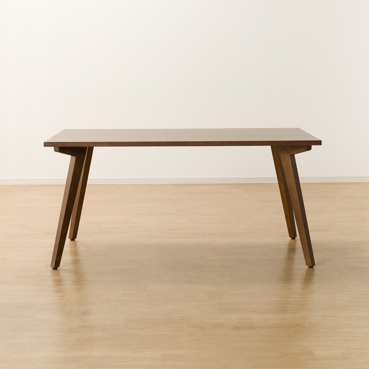 ニトリ】ダイニングテーブル ミドルブラウン ウォールナット 150 た