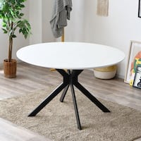 メラミン円形テーブル (幅120cm WH)