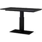 セラミック昇降ダイニングテーブル(セーラル 120 BK) 1枚目画像