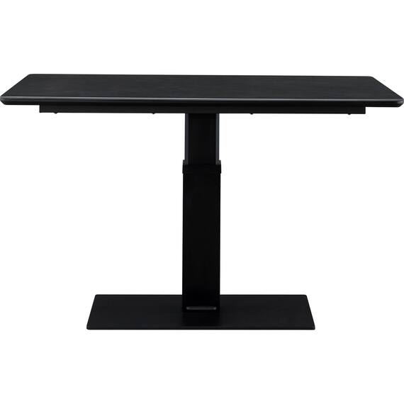 セラミック昇降ダイニングテーブル(セーラル 120 BK) 2枚目画像