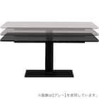 セラミック昇降ダイニングテーブル(セーラル 120 BK) 3枚目画像