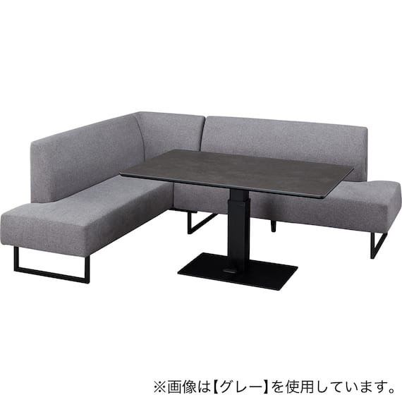 セラミック昇降ダイニングテーブル(セーラル 120 BK) 7枚目画像