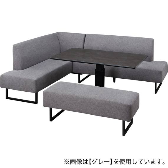 セラミック昇降ダイニングテーブル(セーラル 120 BK) 8枚目画像