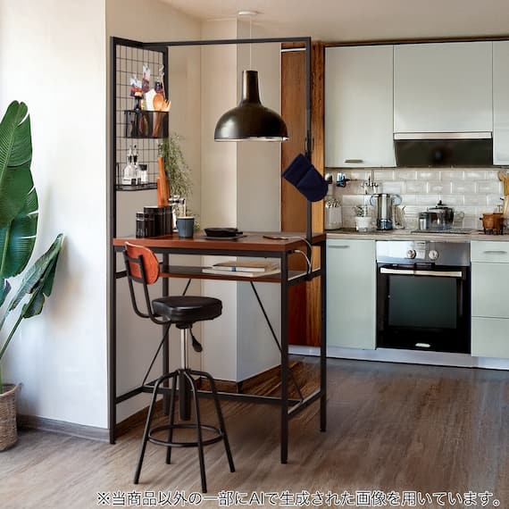 カウンターテーブルUSB付き(ST001 MBR) 1枚目画像