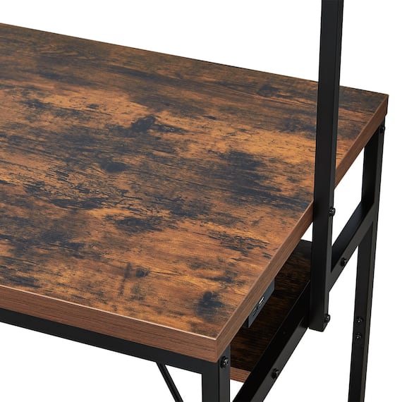 カウンターテーブルUSB付き(ST001 MBR) 10枚目画像