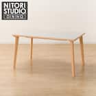 セラミックトップテーブル(NコレクションT-12 135 NA/WH) 1枚目画像