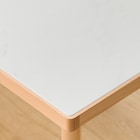 セラミックトップテーブル(NコレクションT-12 135 NA/WH) 15枚目画像