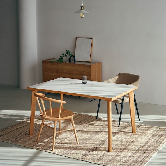 セラミックトップテーブル(NコレクションT-12 135 NA/WH) 25枚目画像