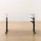 傷・汚れに強いファブリックリビングダイニング3点セット(JT341セラミック135WH/LD2右コーナーソファNSF-BE) 18枚目画像