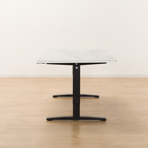 傷・汚れに強いファブリックリビングダイニング3点セット(JT341セラミック135WH/LD2右コーナーソファNSF-BE) 19枚目画像