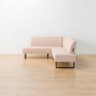 傷・汚れに強いファブリックリビングダイニング3点セット(JT341セラミック135WH/LD2右コーナーソファNSF-BE) 28枚目画像