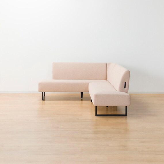 傷・汚れに強いファブリックリビングダイニング3点セット(JT341セラミック135WH/LD2右コーナーソファNSF-BE) 28枚目画像