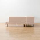 傷・汚れに強いファブリックリビングダイニング3点セット(JT341セラミック135WH/LD2右コーナーソファNSF-BE) 29枚目画像