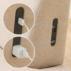 傷・汚れに強いファブリックリビングダイニング3点セット(JT341セラミック135WH/LD2右コーナーソファNSF-BE) 31枚目画像