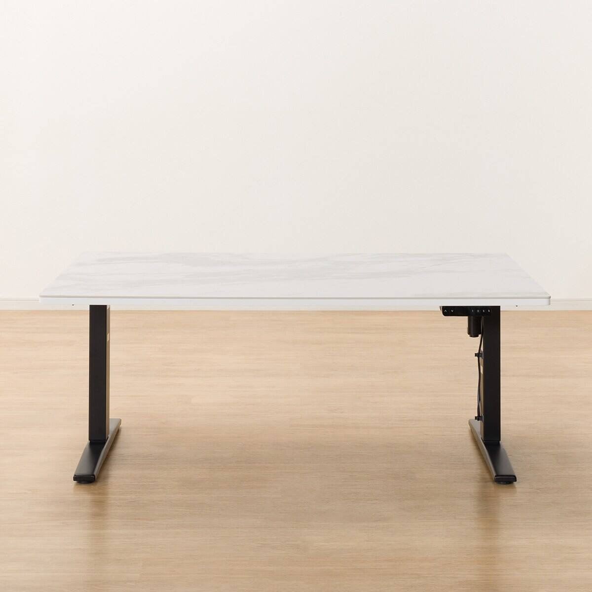 電動昇降セラミックリビングダイニング4点セット (JT341 135 WH/LD2 布