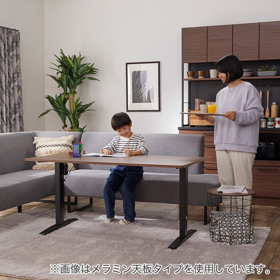 電動昇降セラミックダイニングテーブル(JT341 135 BE) 26枚目画像