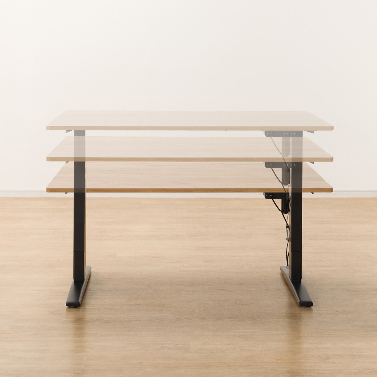 電動昇降ダイニングテーブルソファ3点セット(JT341 120 LBR