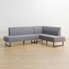 布張りリビングダイニング3点セット(JT341 135MBR/LD2左コーナーソファAQ-MGY) 20枚目画像