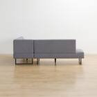 布張りリビングダイニング3点セット(JT341 135MBR/LD2左コーナーソファAQ-MGY) 23枚目画像