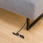 布張りリビングダイニング3点セット(JT341 135MBR/LD2左コーナーソファAQ-MGY) 26枚目画像