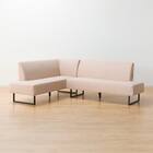 傷・汚れに強いファブリックリビングダイニング3点セット(JT341 135MBR/LD2右コーナーソファNSF-BE) 24枚目画像