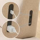 傷・汚れに強いファブリックリビングダイニング3点セット(JT341 135MBR/LD2右コーナーソファNSF-BE) 29枚目画像