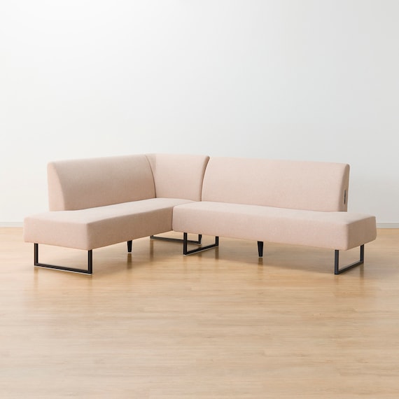 傷・汚れに強いファブリックリビングダイニング3点セット(JT341 135BK/LD2右コーナーソファNSF-BE) 24枚目画像