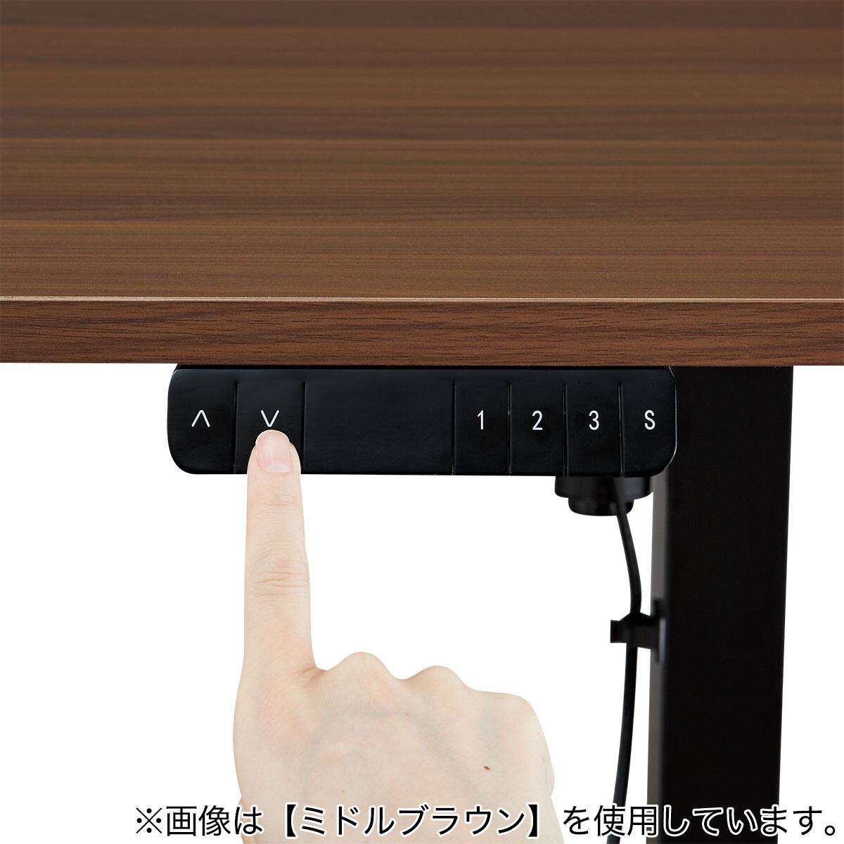 電動昇降ダイニングテーブルソファ3点セット(JT341 135 BK/DL332 DBR