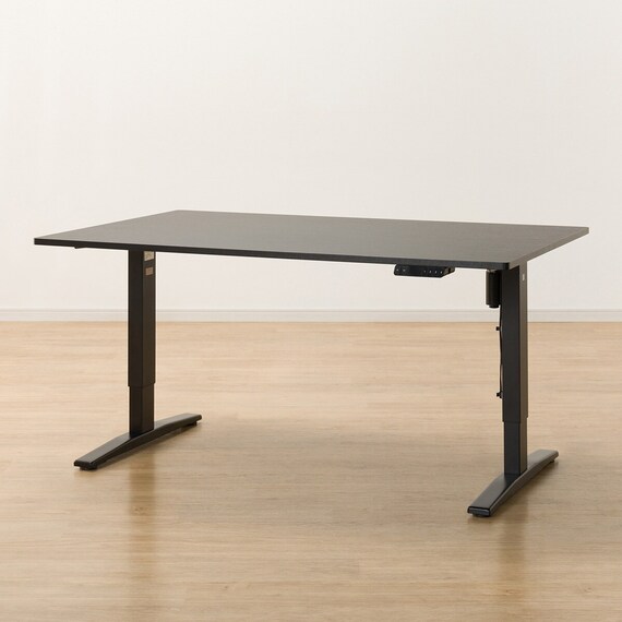 電動昇降ダイニングテーブル(JT341 135 BK) 1枚目画像