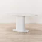 セラミック楕円形ダイニングテーブル(TA111 150 WHWH) 2枚目画像