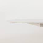 セラミック楕円形ダイニングテーブル(TA111 150 WHWH) 6枚目画像