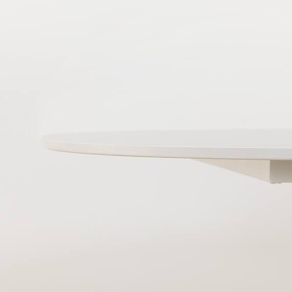 セラミック楕円形ダイニングテーブル(TA111 150 WHWH) 6枚目画像