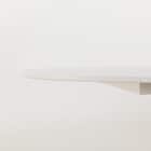 セラミック楕円形ダイニングテーブル(TA111 150 WHWH) 6枚目画像