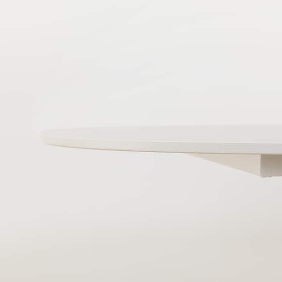 セラミック楕円形ダイニングテーブル(TA111 150 WHWH) 6枚目画像