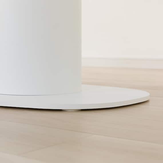 セラミック楕円形ダイニングテーブル(TA111 150 WHWH) 7枚目画像