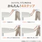 セラミック楕円形伸縮ダイニングテーブル(TA111 120/179 WHWH) 2枚目画像