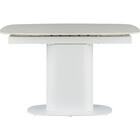 セラミック楕円形伸縮ダイニングテーブル(TA111 120/179 WHWH) 8枚目画像