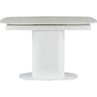 セラミック楕円形伸縮ダイニングテーブル(TA111 120/179 WHWH) 8枚目画像