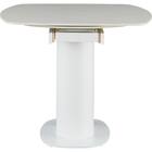 セラミック楕円形伸縮ダイニングテーブル(TA111 120/179 WHWH) 9枚目画像