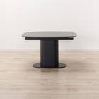 セラミック楕円形伸縮ダイニングテーブル(TA111 120/179 GYBK) 6枚目画像