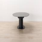 セラミック楕円形伸縮ダイニングテーブル(TA111 120/179 GYBK) 7枚目画像