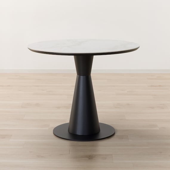 セラミックダイニングテーブル(セーラル TA666 WHBK) 7枚目画像