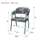 ダイニングテーブル5点セット(VO401T LBR+イジー2GY) 21枚目画像