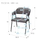 ダイニングテーブル5点セット(VO401T LBR+イジー2GY) 21枚目画像