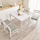 オーク突板ダイニング5点セット (WW) 1枚目画像