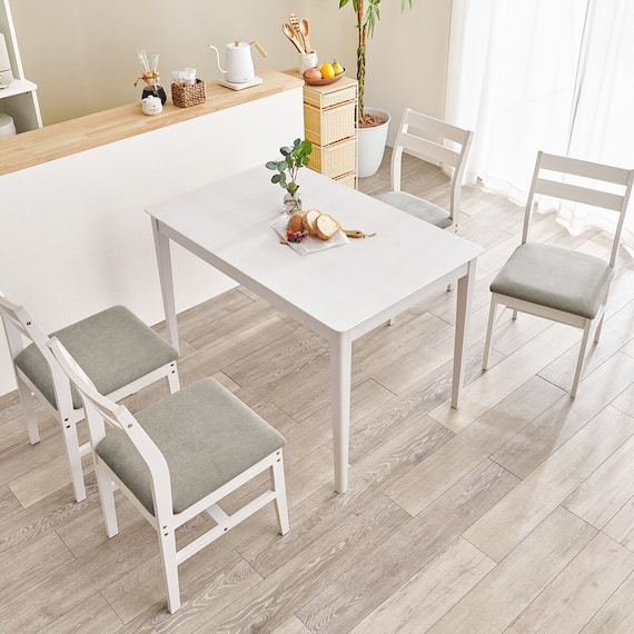 オーク突板ダイニング5点セット (WW) 1枚目画像